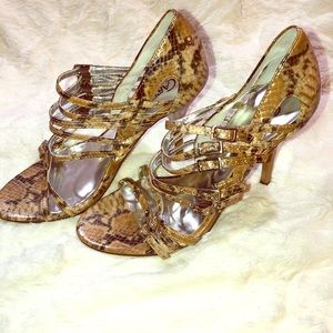 New never worn Carlos “Candy” Heels